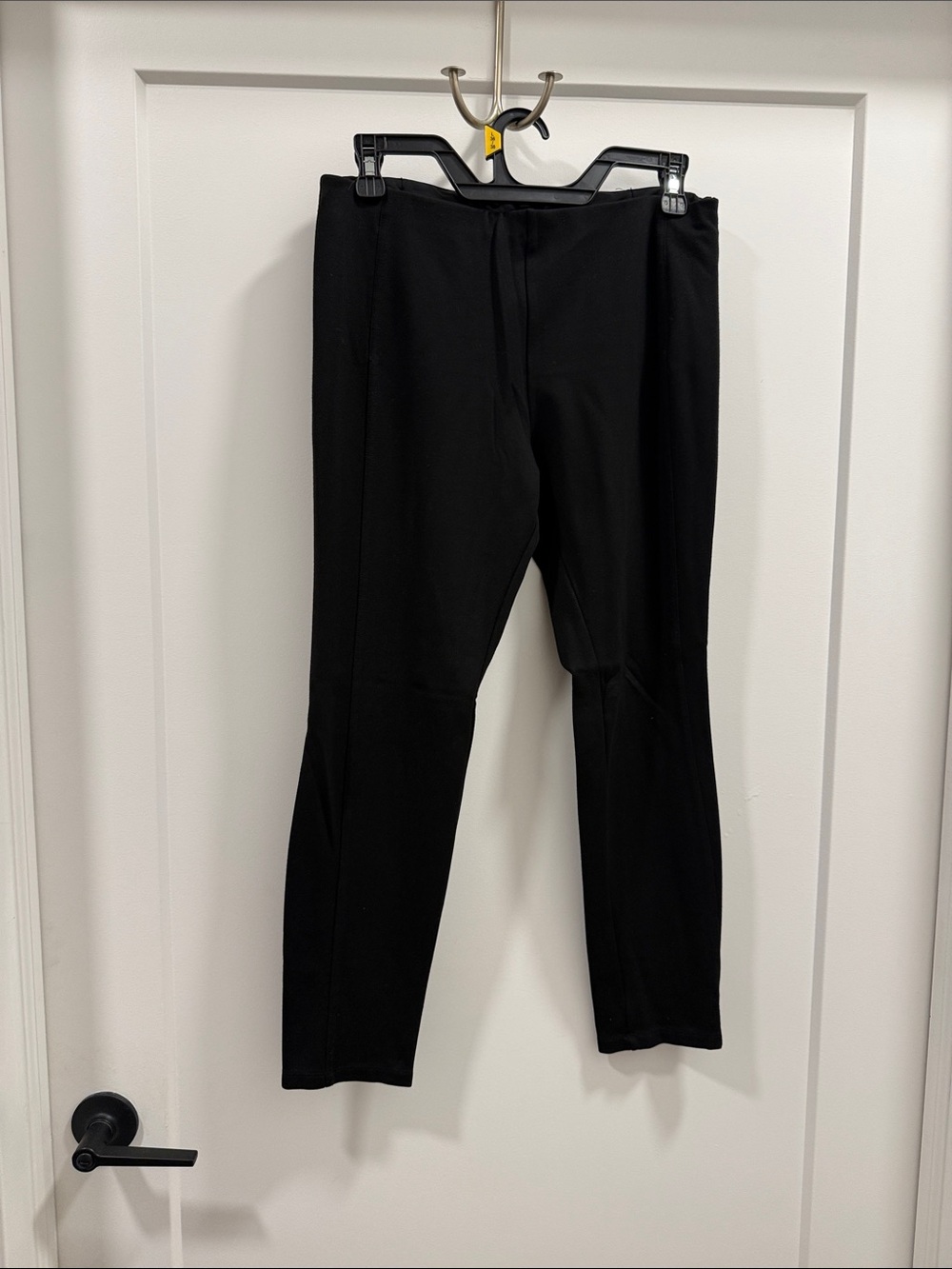 Women's Black Stretch Ponte Leggings